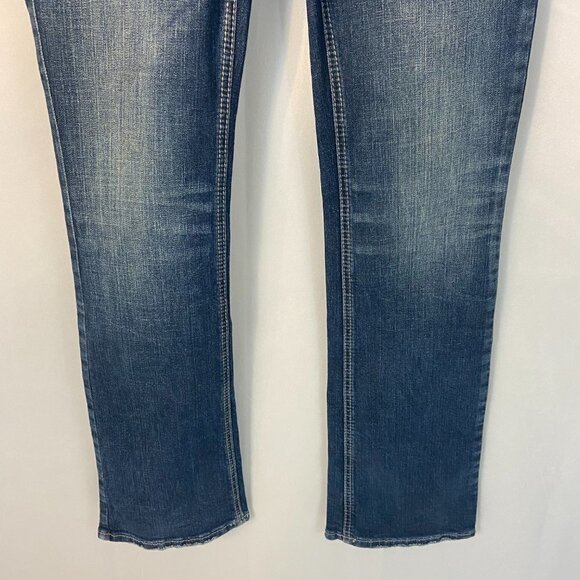 Silver Suki Slim Boot Jeans Women's Size 25 (26 x 31) Mid Rise Medium Wash - Picture 3 of 12